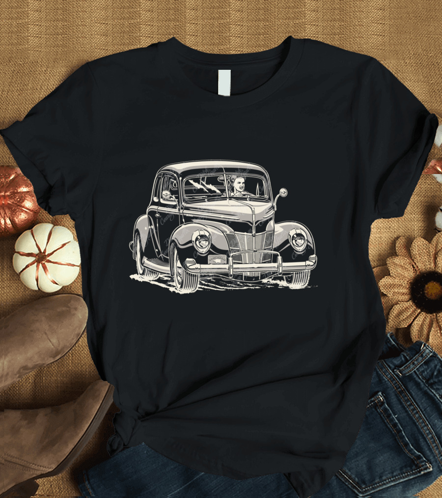 1940 Coupe Hot Rod Classic Car T-Shirt