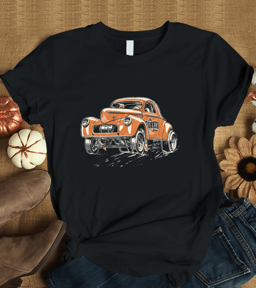 The Gasser Garage 1940 Coupe Racer T-Shirt