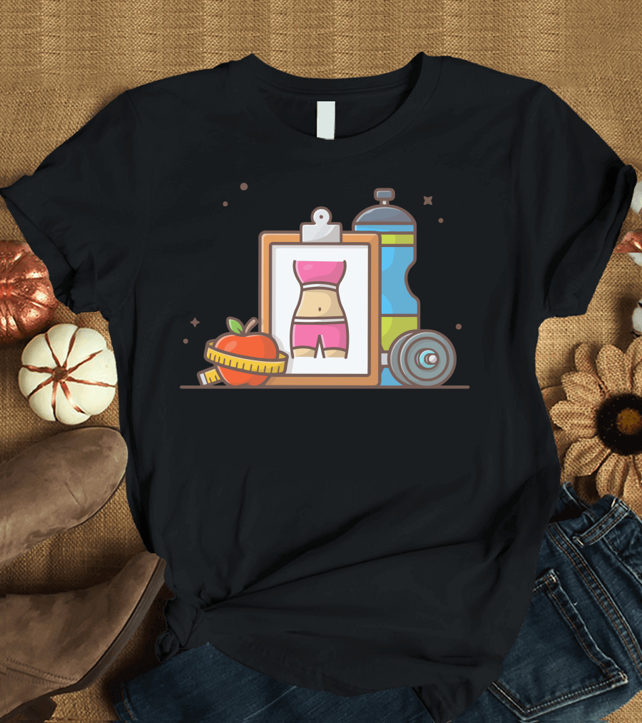 Diet And Gym Fitness Plan Essentials T-Shirt