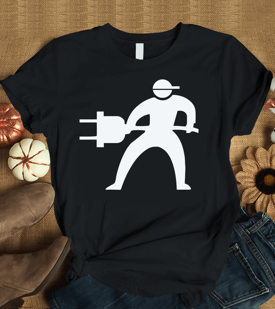 Electric Boy Plug Icon Dynamism T-Shirt