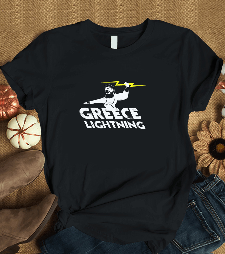 Greece Lightning Zeus Thunderbolt T-Shirt