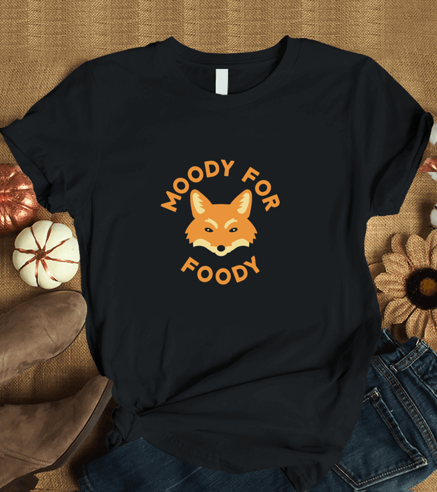 Moody For Foody Fox Face T-Shirt