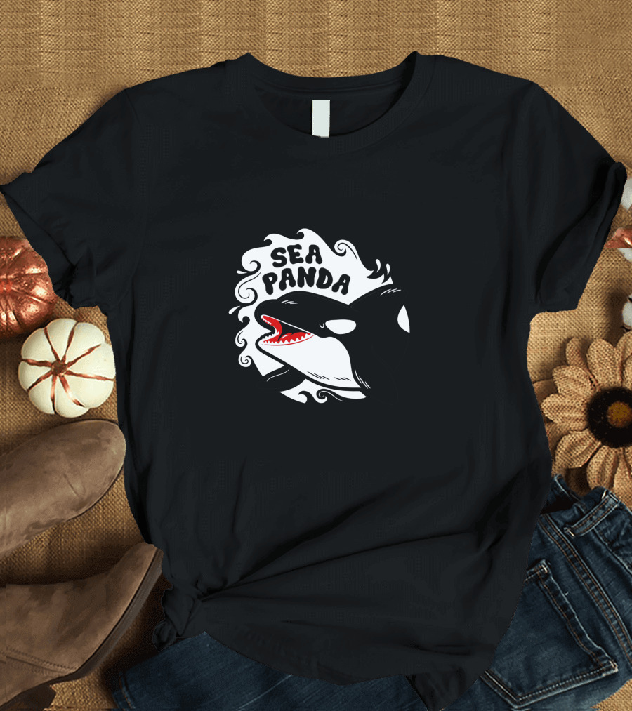 Sea Panda Orca Whale T-Shirt