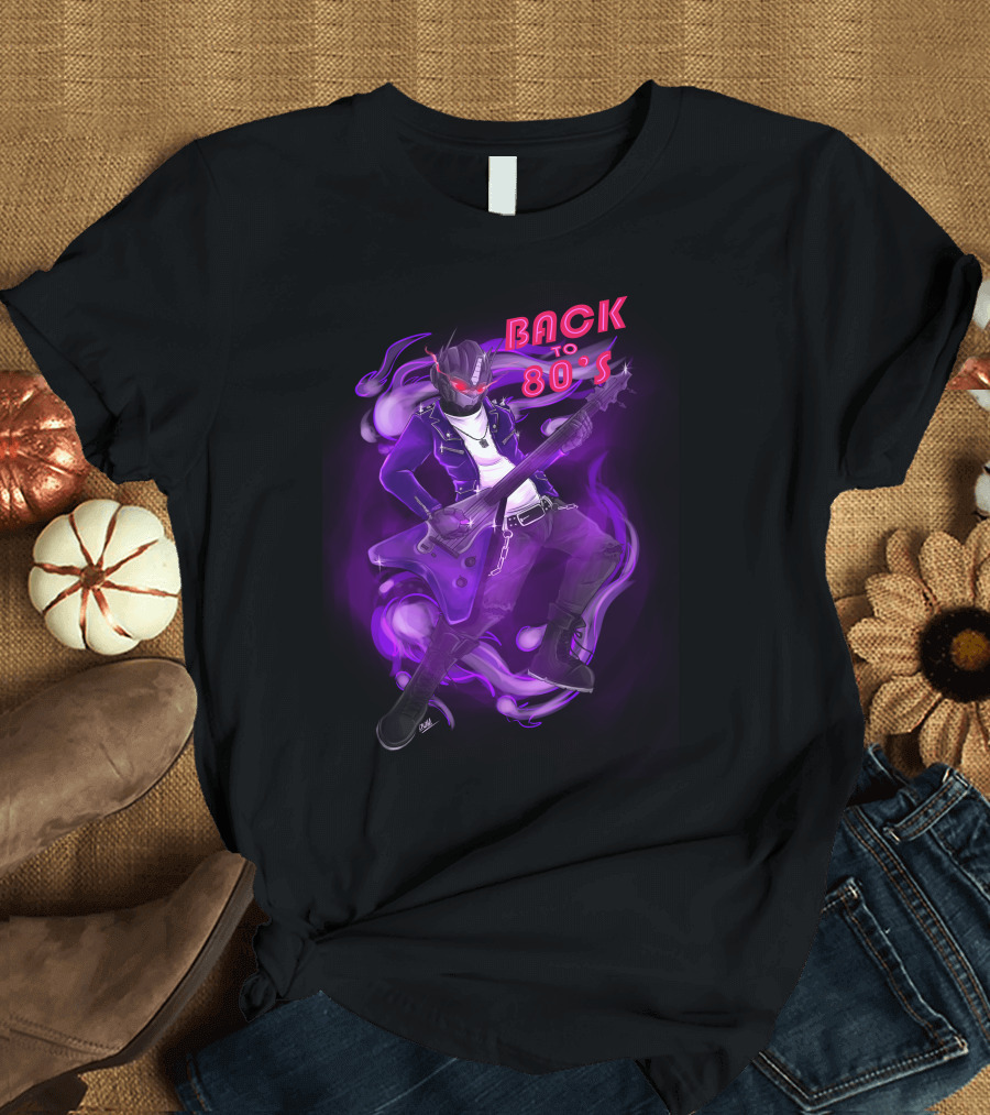 Sg Optimus Prime Back to 80s Retro Style Galactic Guitarist T-Shirt