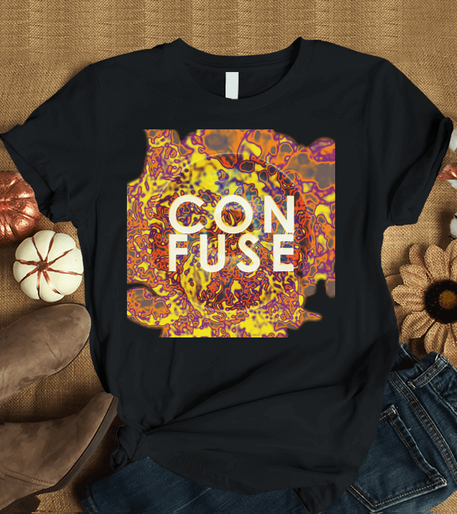 CONFUSE Psychedelic Abstract Vivid T-Shirt