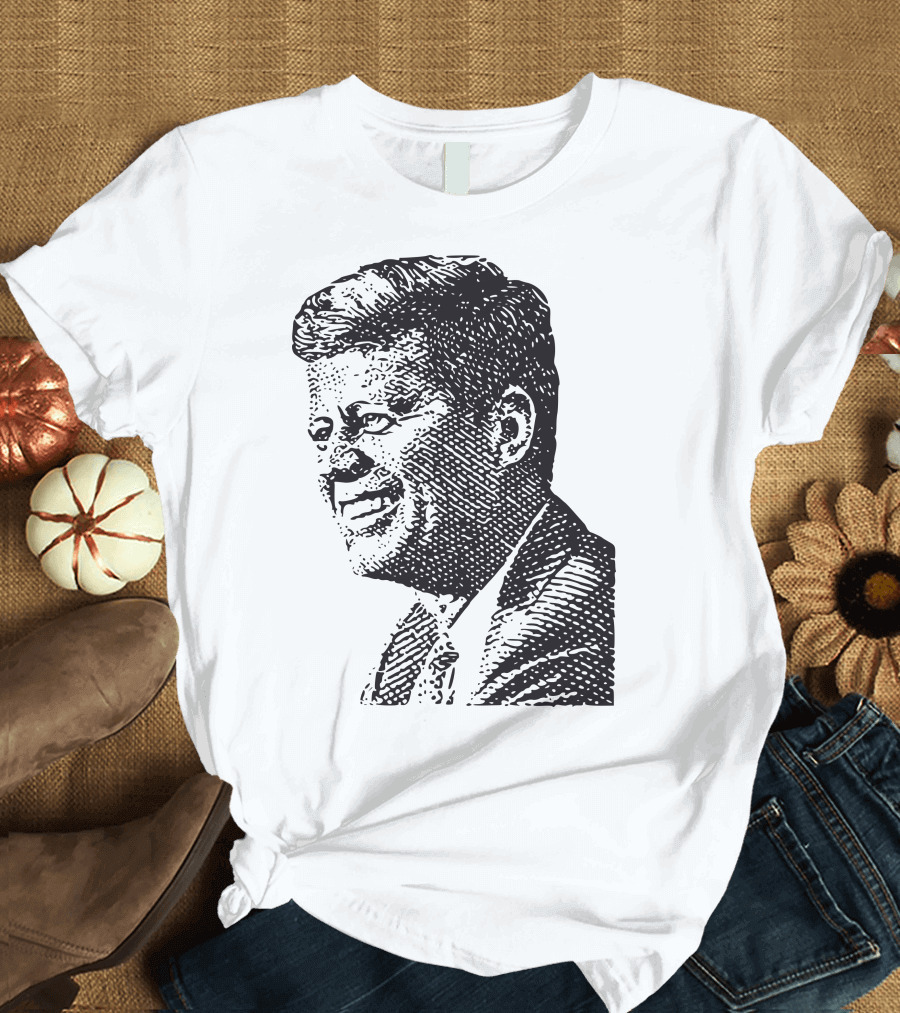 John Fitzgerald Kennedy Classic Profile President T-Shirt