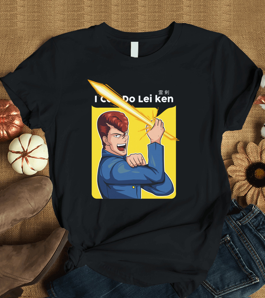 Kuwabara Spirit Sword I Can Do Rei Ken T-Shirt