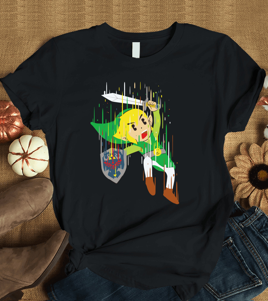 Link Hero Sword and Shield Liquidi Link T-Shirt