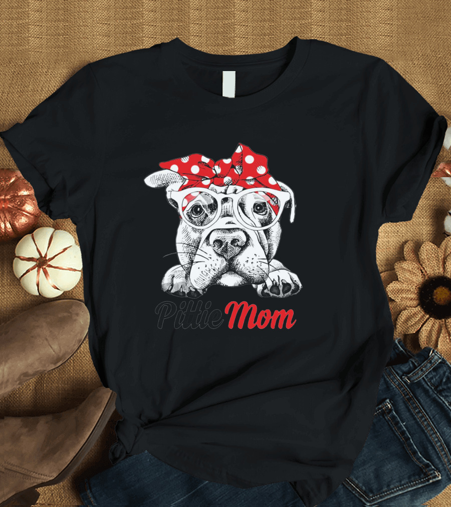 Pittie Mom T-Shirt