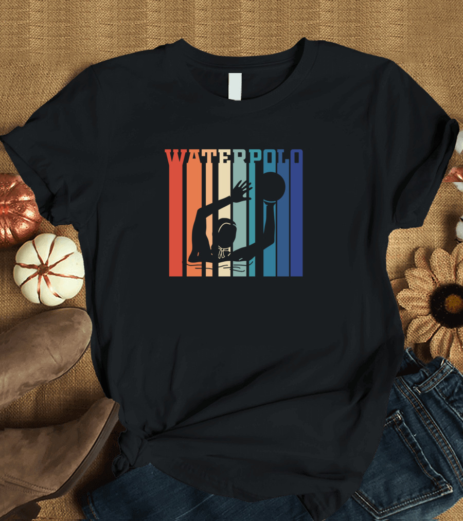 WATER POLO Rainbow Stripes Athlete T-Shirt