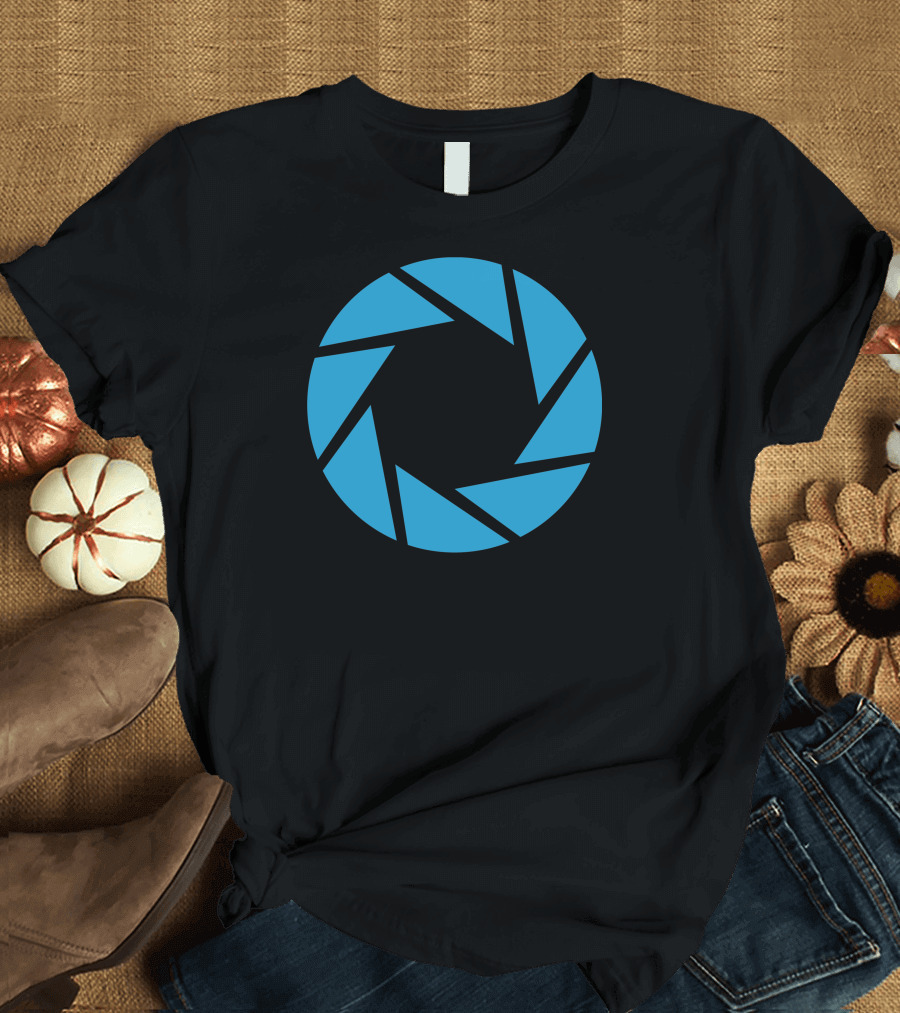 Aperture Laboratories Portal Logo Science Fiction Gaming T-Shirt