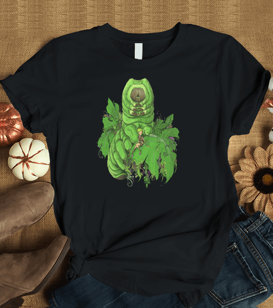 Caterpillar Friend Leaf Adventure T-Shirt