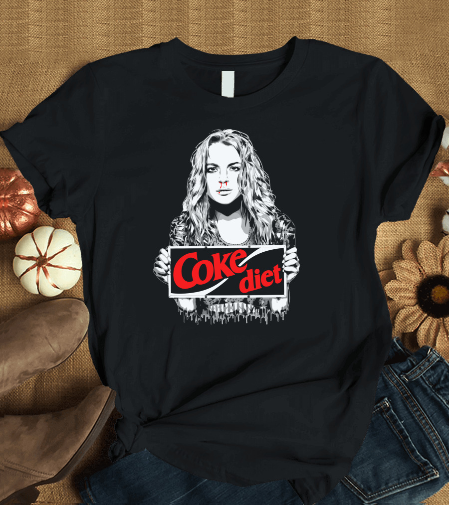 Coke Diet Woman Holding Sign T-Shirt