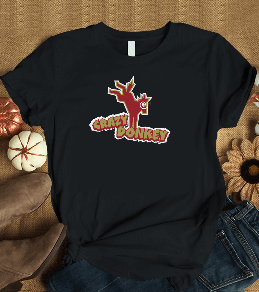 Crazy Donkey Energetic Red T-Shirt