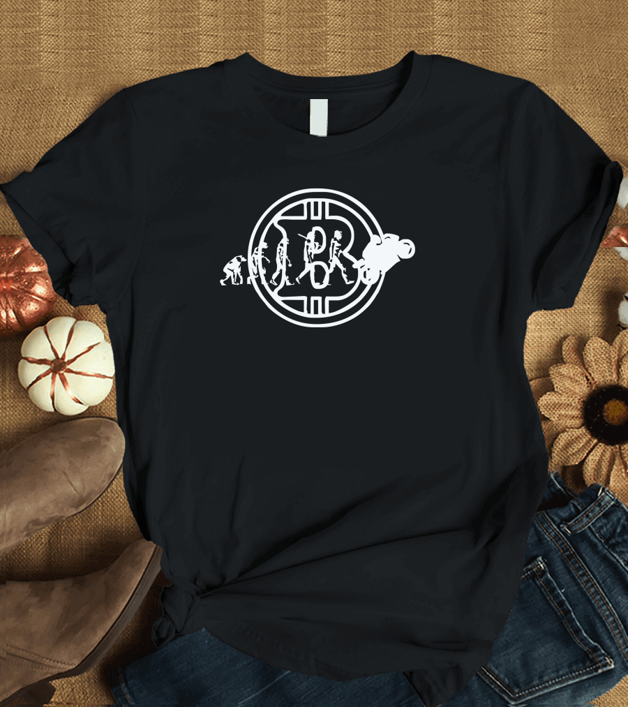 Bitcoin Evolution GP Motorcycle T-Shirt