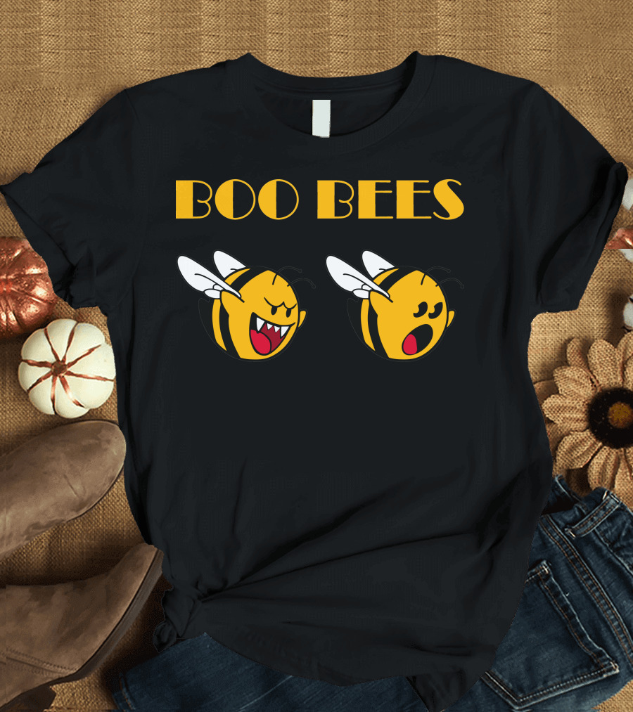 BOO BEES Halloween Bees with Ghostly Expressions T-Shirt