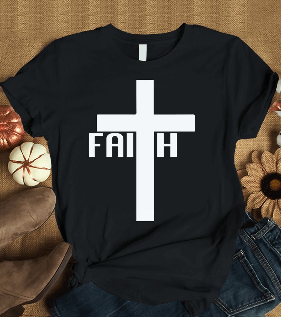 Faith Christian Cross Symbolization T-Shirt