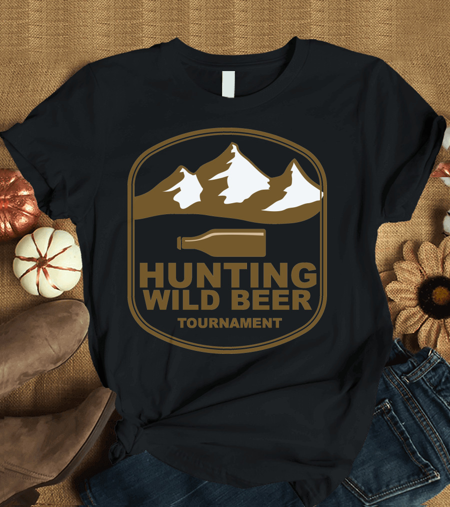 Hunting Wild Beer Tournament Mountain Adventure T-Shirt