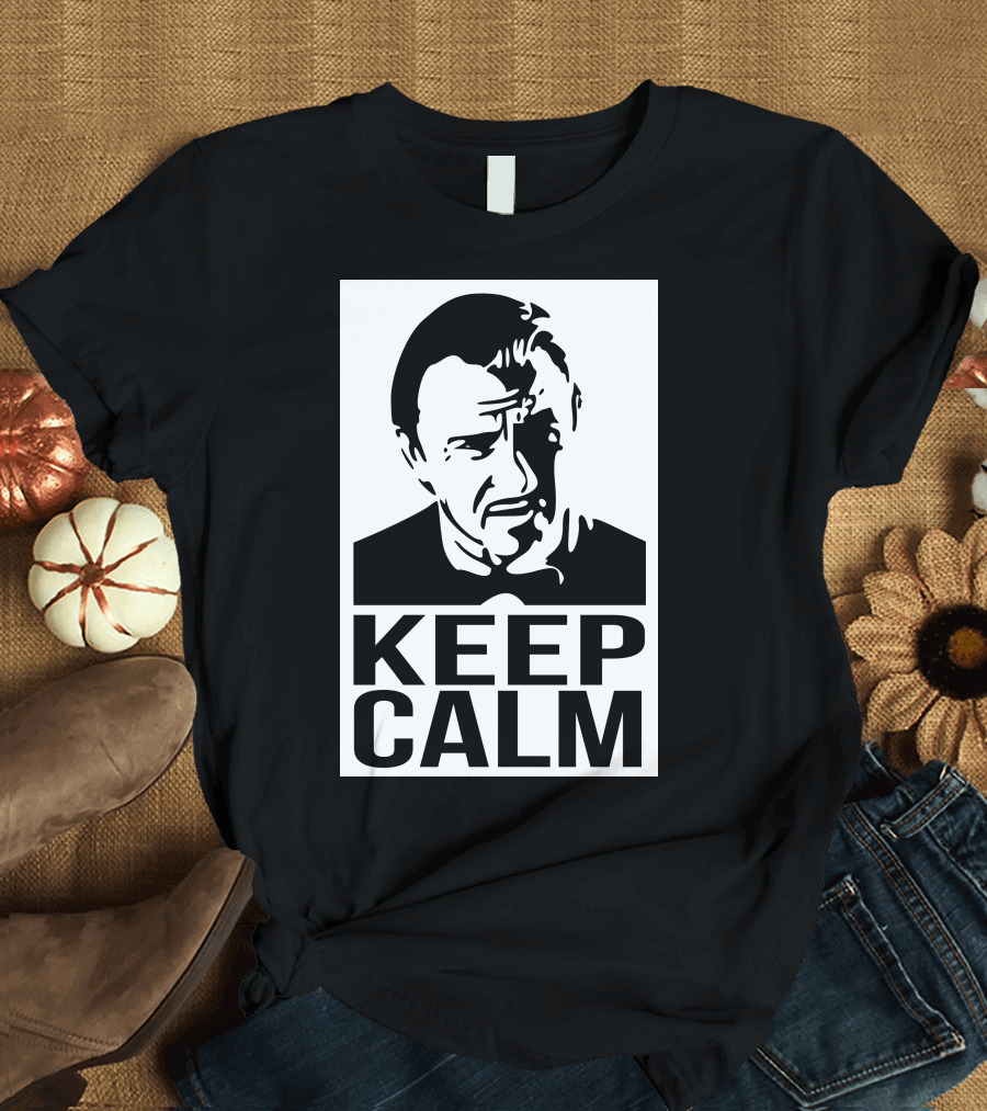 Keep Calm Mr. Wolf Pulp Fiction Iconic Movie T-Shirt