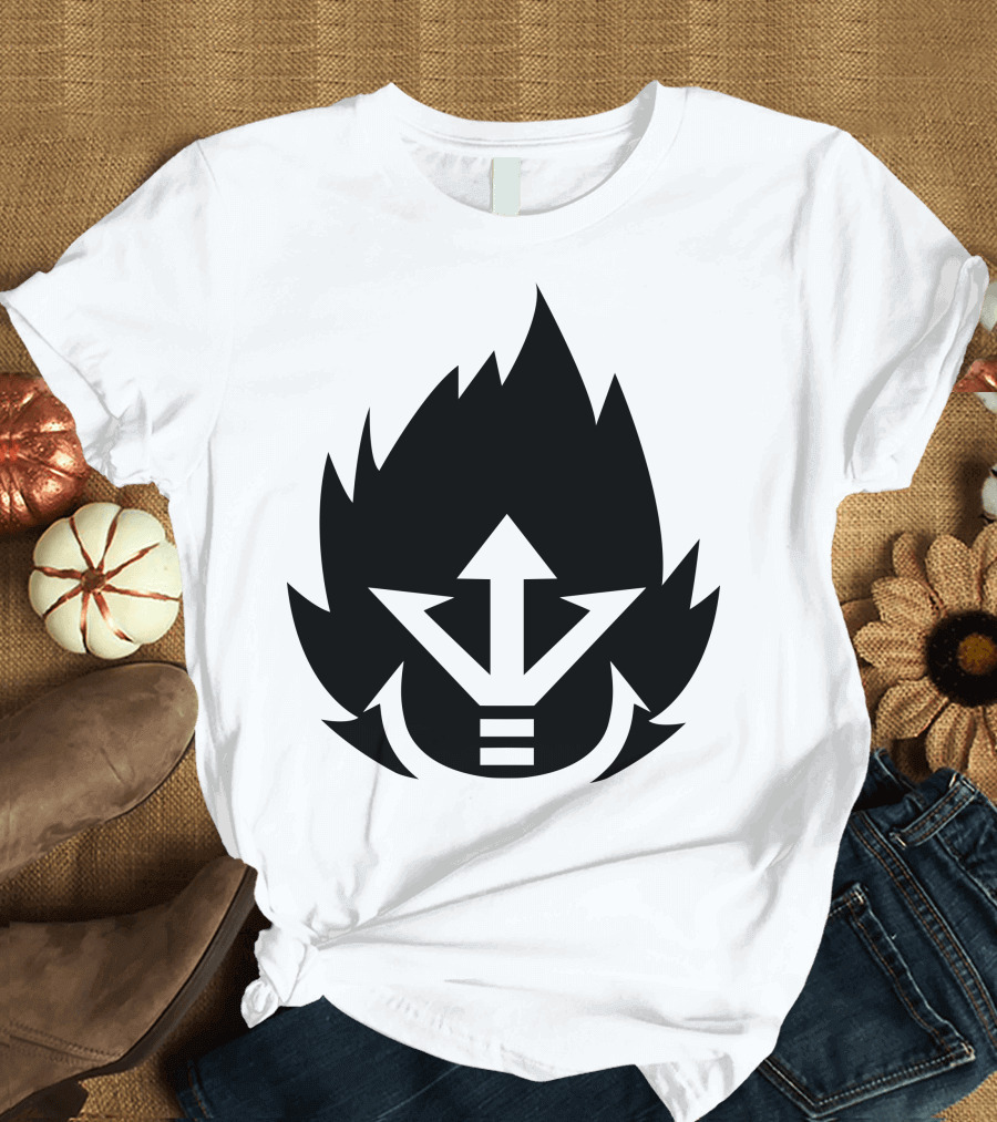 Prince of Saiyans Vegeta Saiyan Armor Hairstyle T-Shirt