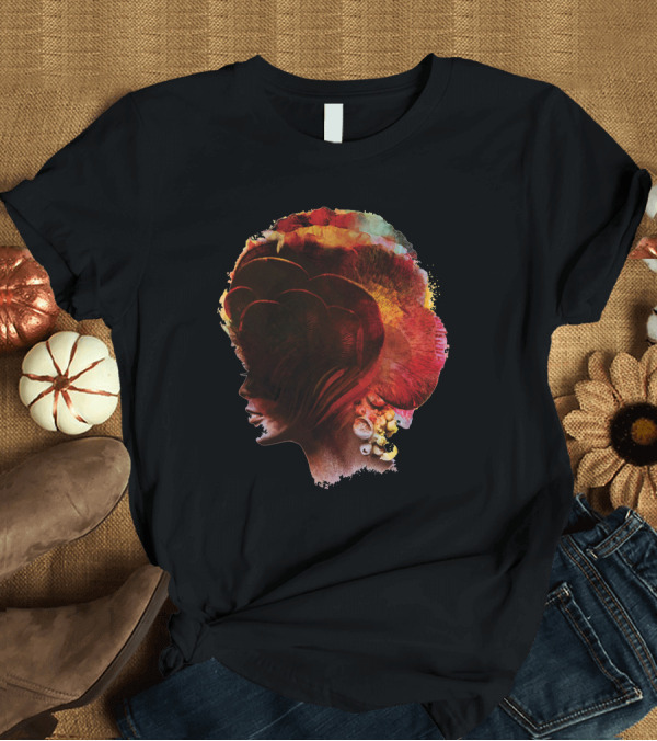 T-Shirt: Face of Monster The Last of Us Fungal Hair T-Shirt Face of Monster The Last of Us Fungal Hair T-Shirt
