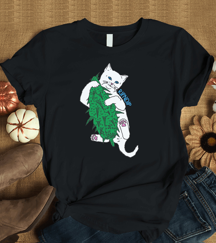 RIPNDIP Cat Hugging Pineapple High Life T-Shirt