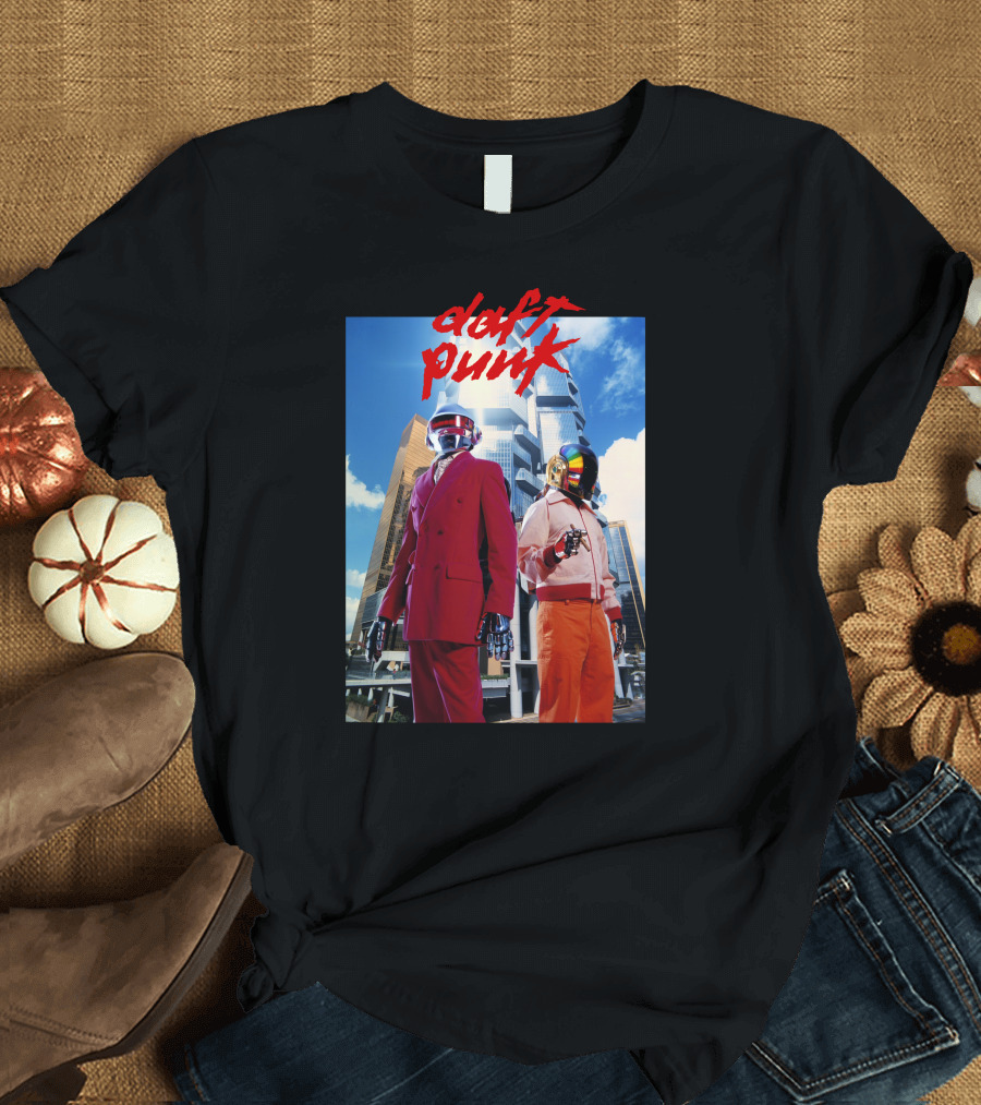Daft Punk Futuristic Robot Suits Music Dance Techno Rock T-Shirt