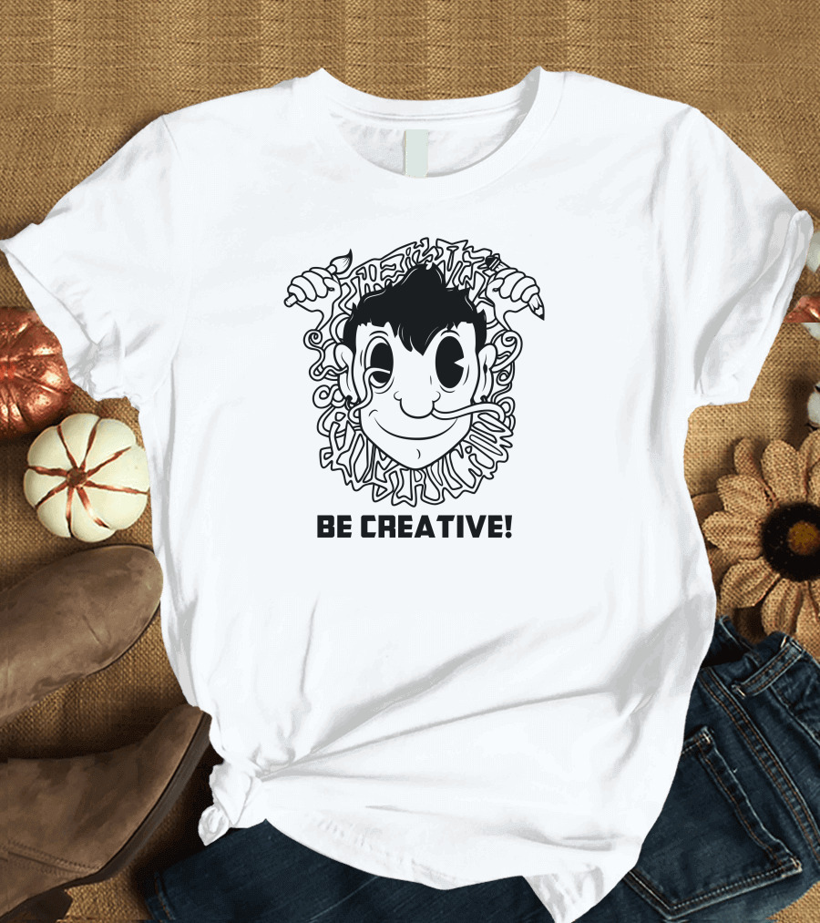 Be Creative Stay Positive Throwing Off Negativity T-Shirt
