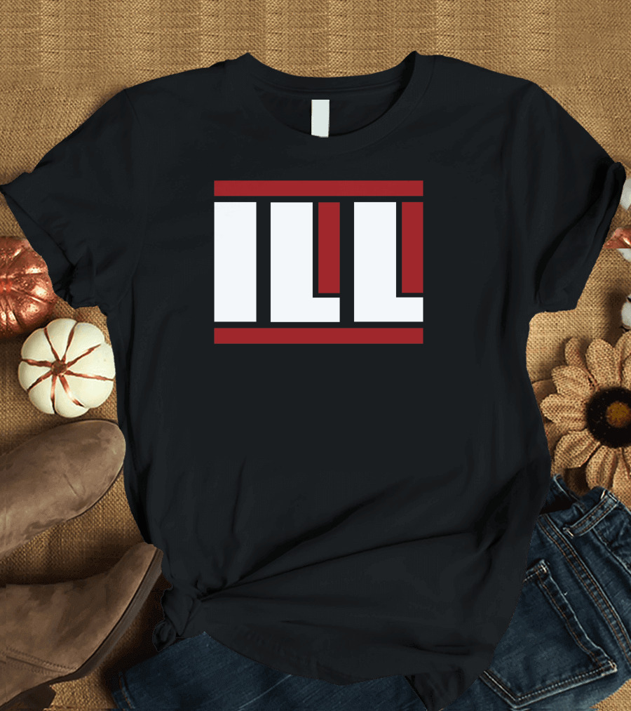 Ill Two Four Illinois Fighting Illini Basketball T-Shirt