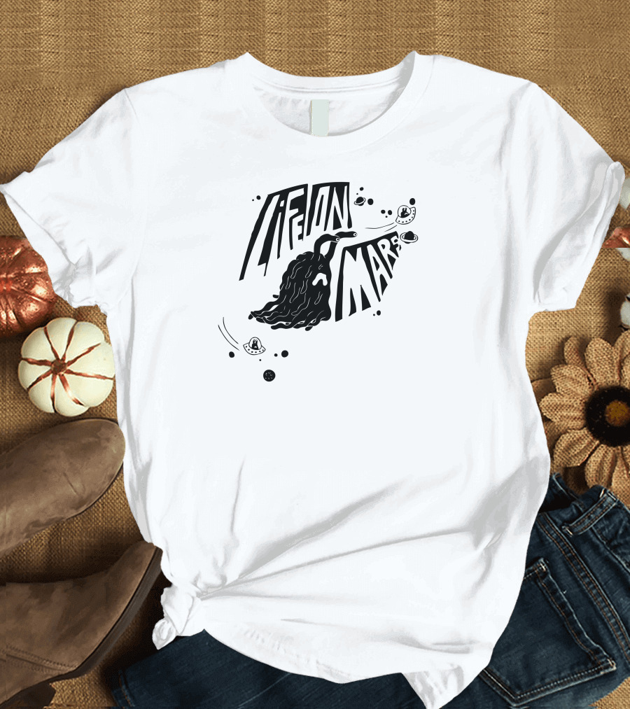 Life On Mars Retro Space Adventure Cosmic T-Shirt