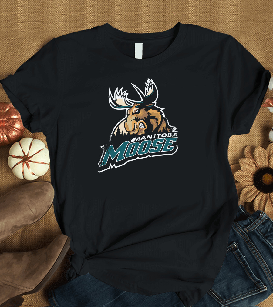 Manitoba Moose AHL Logo Hockey Team T-Shirt