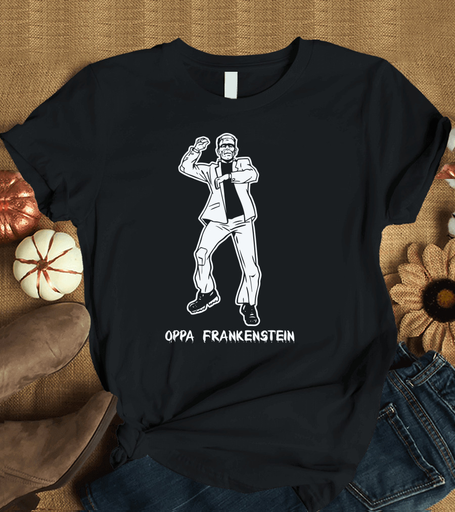 Oppa Frankenstein Monster Dance Pose Fun T-Shirt