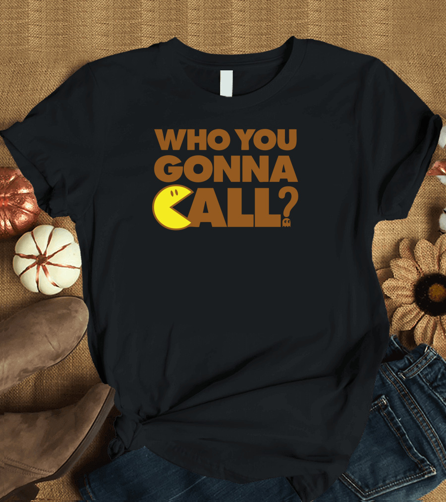 Who You Gonna Call Pac-Man Ghost T-Shirt