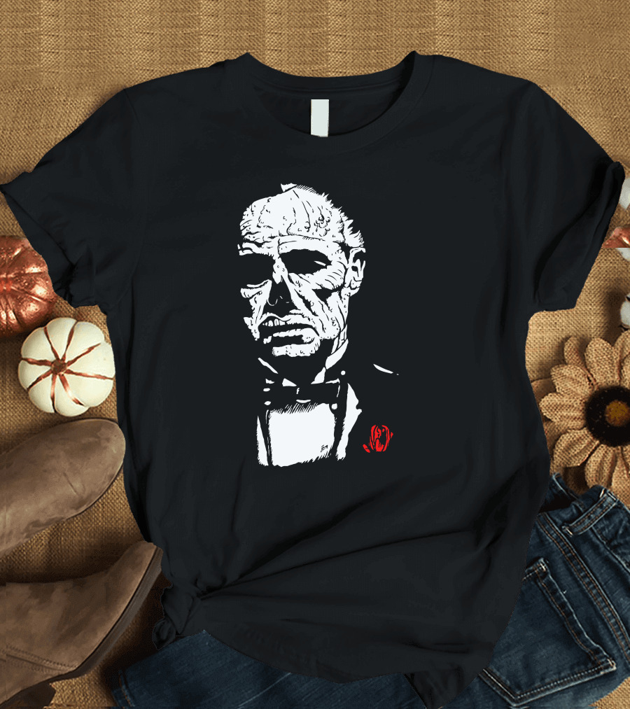 Zombie Brando The Zomfather Mafia Horror Mashup T-Shirt