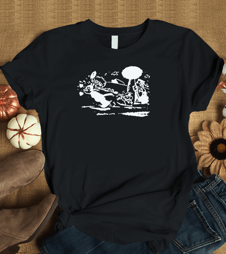 POW ZIP Action Comic Strip Style As Worn By Samuel T-Shirt