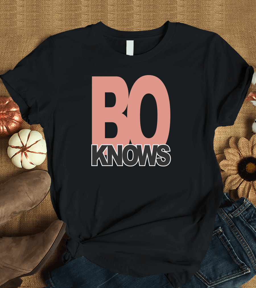Bo Knows Retro Sports Legend Phrase T-Shirt