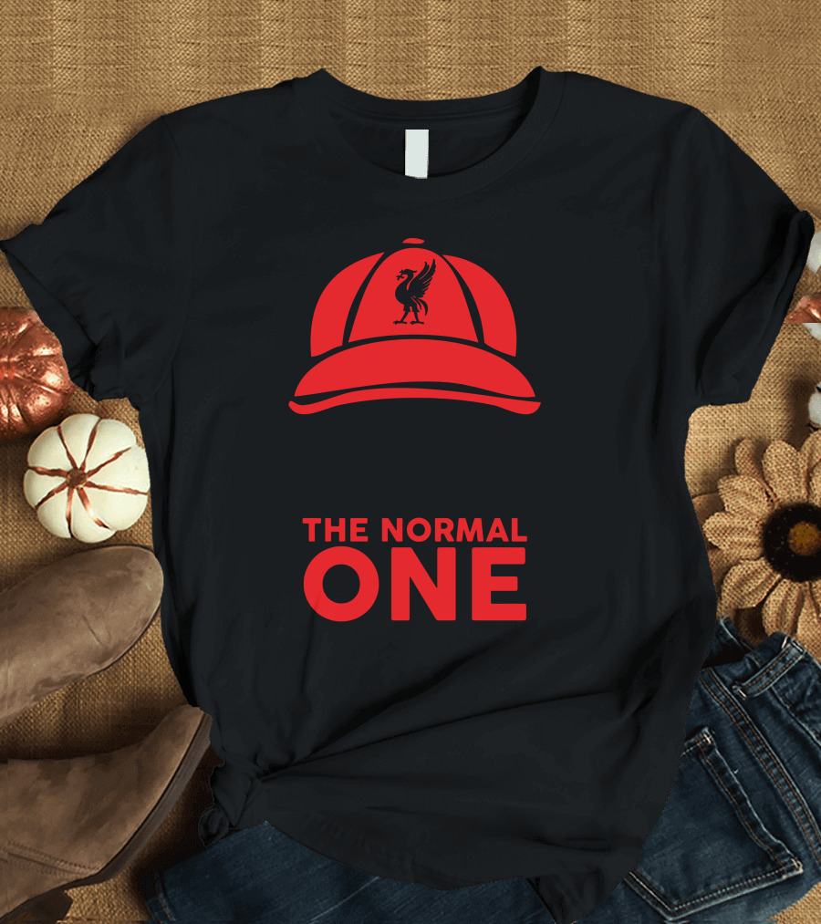Liverpool The Normal One Red Cap and Glasses T-Shirt