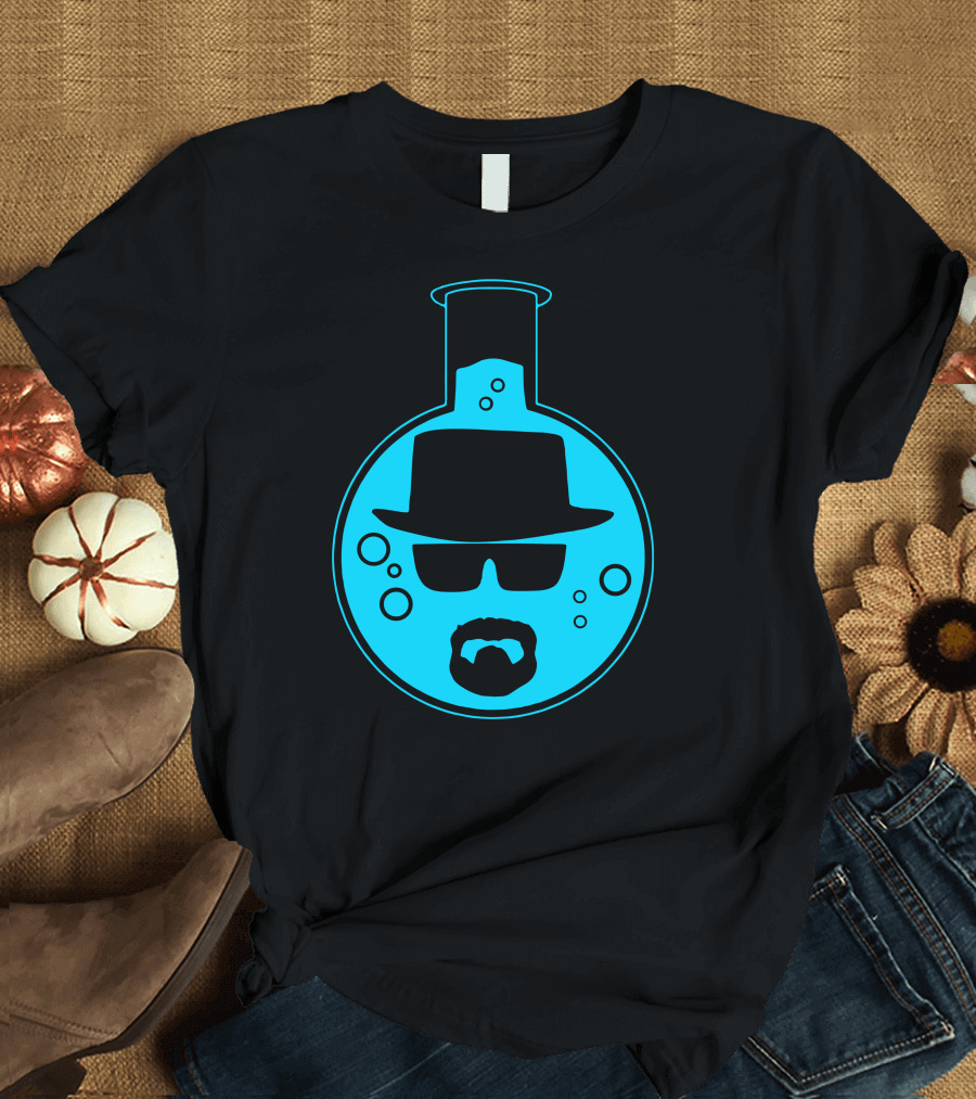 Mr White Jesse J Chemistry Lab Beaker Hat and Glasses T-Shirt