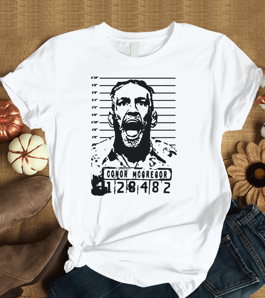 Conor McGregor Mugshot Escobar Style Mashup T-Shirt