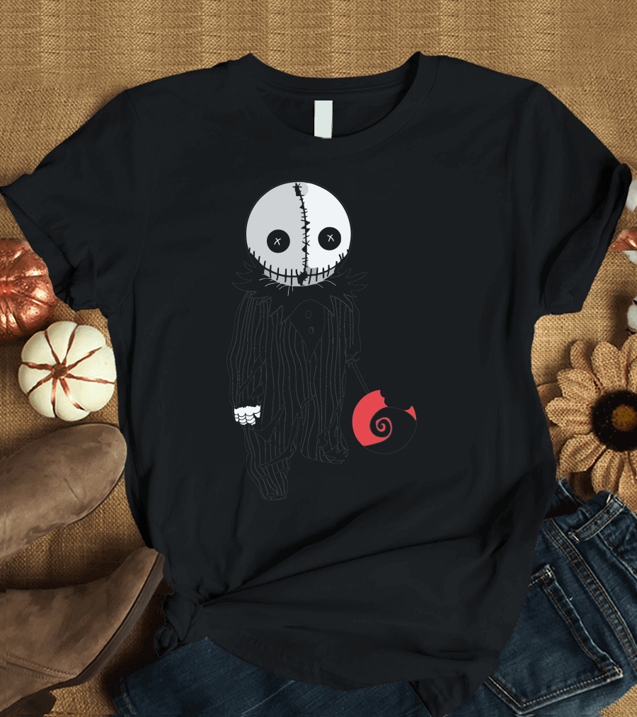 Creepy Jack Skellington Doll Trick Or Treat with Lollipop T-Shirt