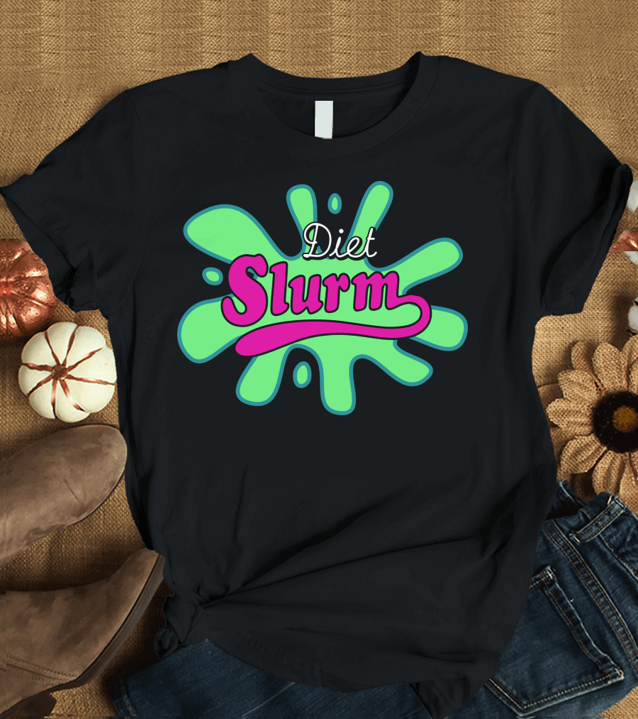 Futurama Diet Slurm Logo Splash T-Shirt
