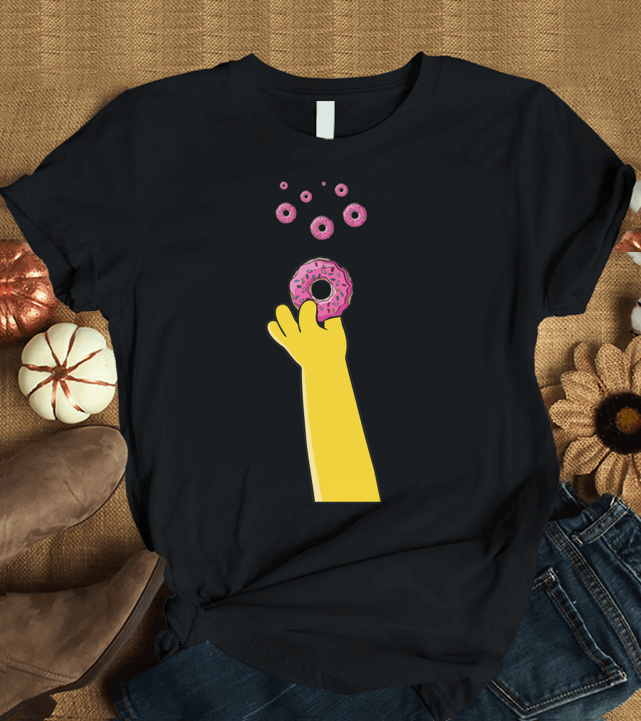 Homer's Iconic Pink Donut Reach T-Shirt