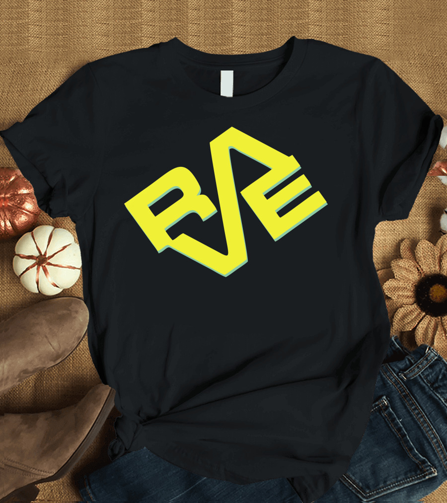 Rave Neon Yellow Block Letters T-Shirt