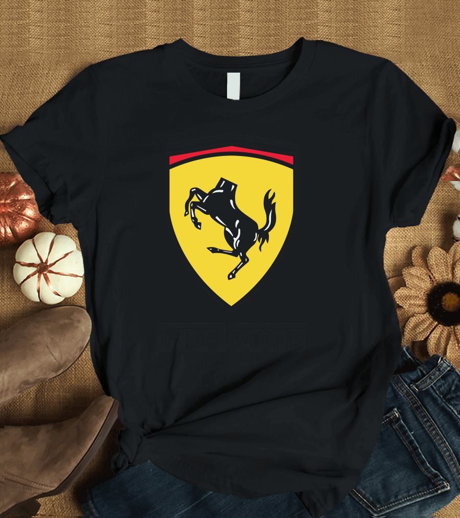 Scuderia Corleone Collaboration With Jay Hai Racing Shield Emblem T-Shirt