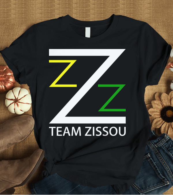 T-Shirt: Team Zissou ZZ Black Background White Letters T-Shirt Team Zissou ZZ Black Background White Letters T-Shirt
