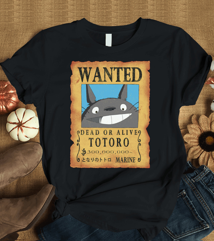 Wanted Dead or Alive Totoro Marine T-Shirt