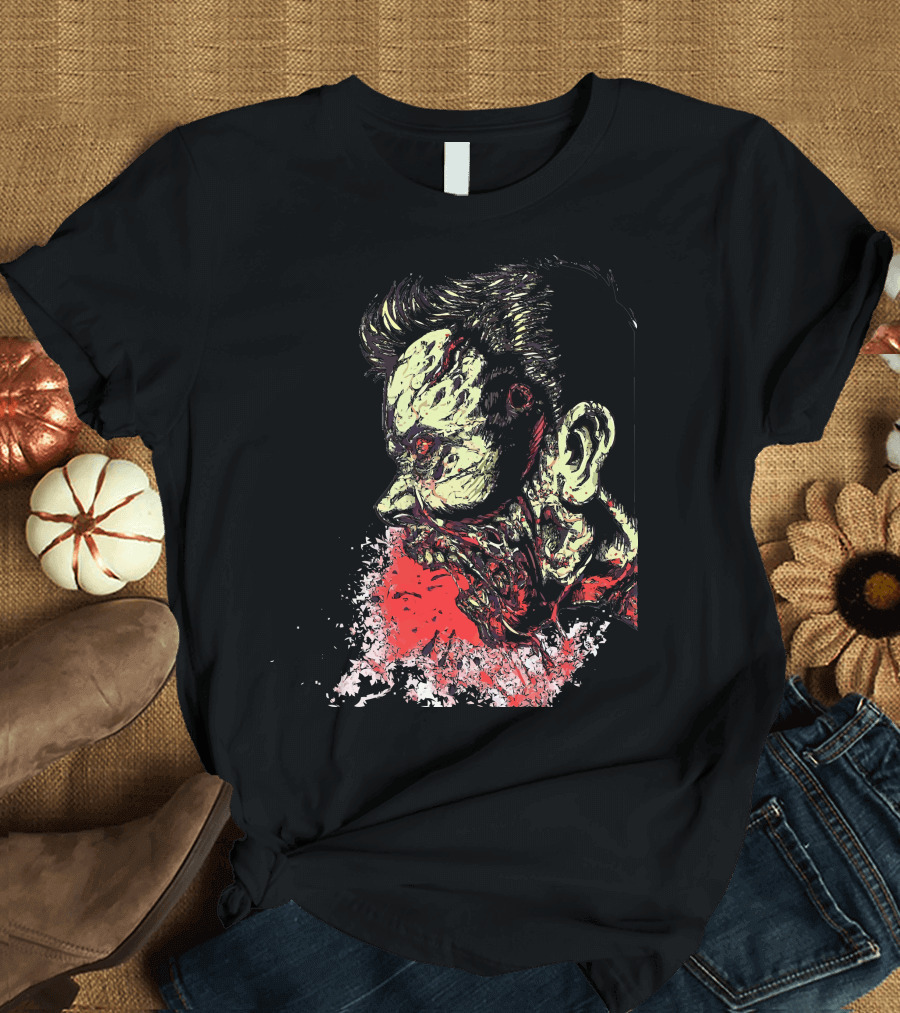 Zombie Bite Splatter Horror T-Shirt