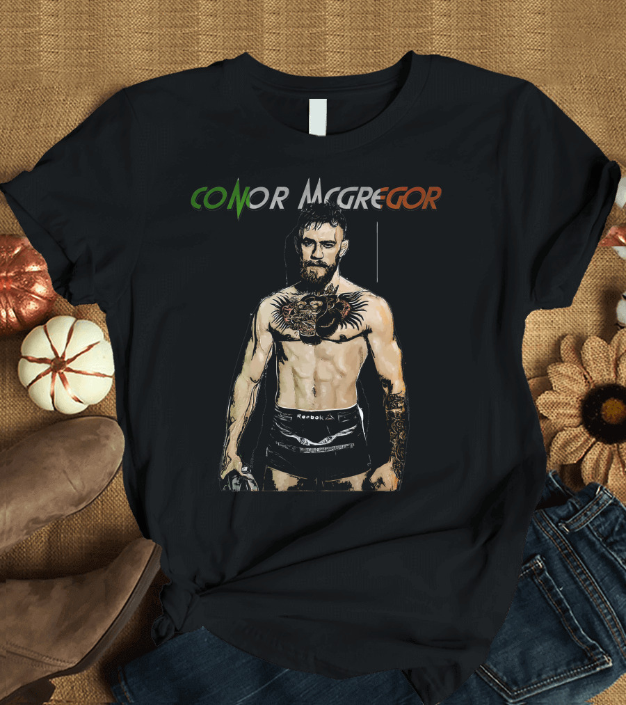 Conor McGregor Reebok UFC Irish Flag Colors T-Shirt