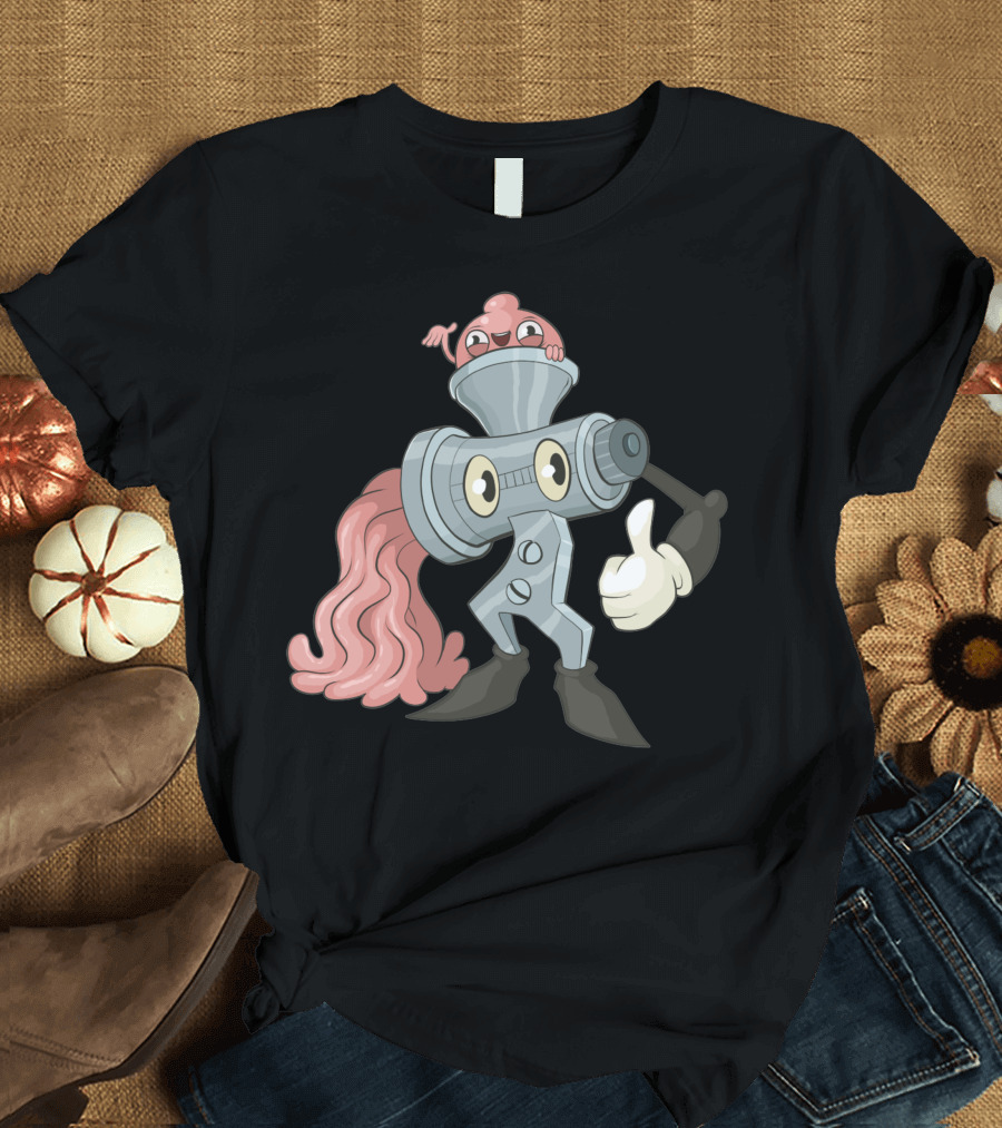 It Can Be An Astounding Food Meal with Cartoon Character Meat Grinder Thumbs Up T-Shirt