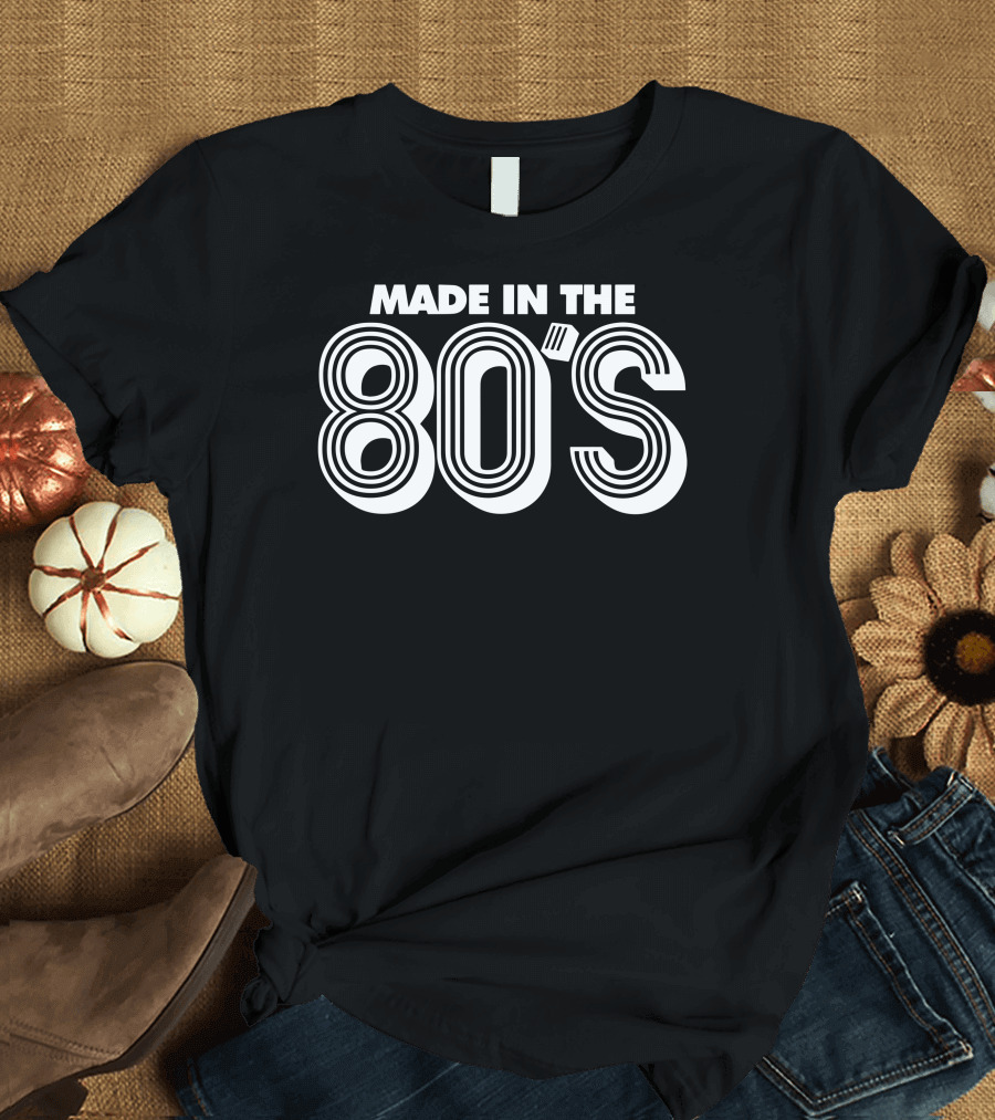 Made In The 80s Retro Styled Text T-Shirt